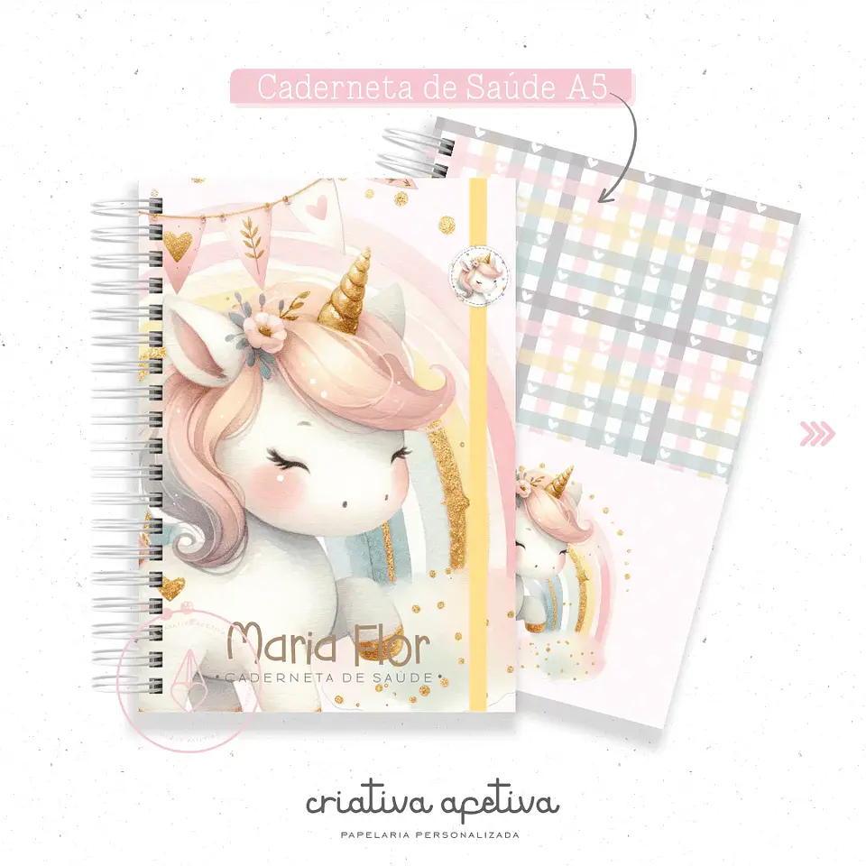 Arquivo Encadernação Baby Meu Unicórnio - Criativa Afetiva 6