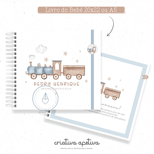 Arquivo Encadernação Baby Meu Trenzinho - Criativa Afetiva