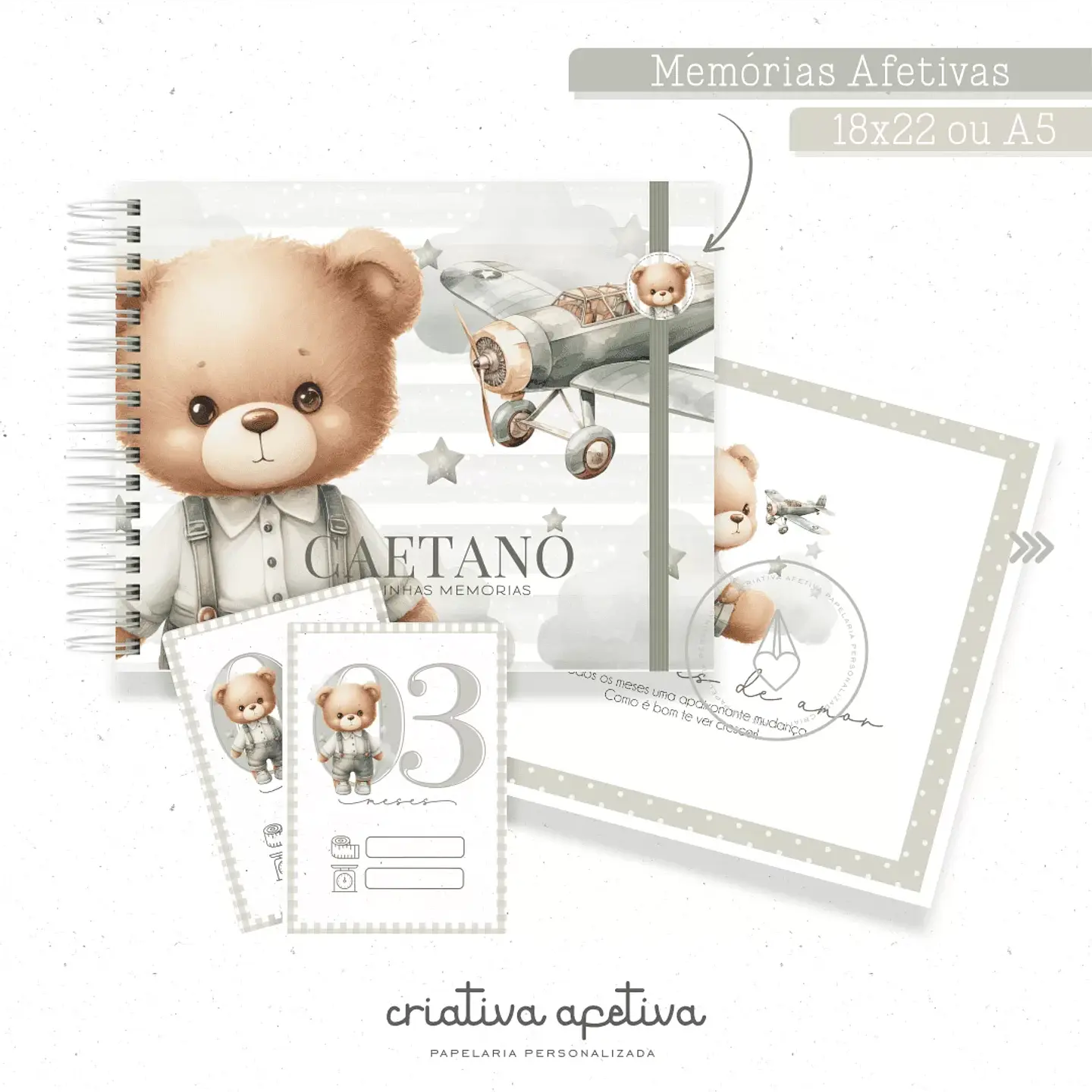Arquivo Encadernação Baby Ursinho - Criativa Afetiva 2