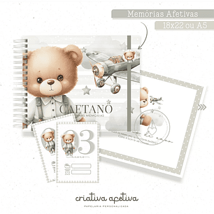 Arquivo Encadernação Baby Ursinho - Criativa Afetiva