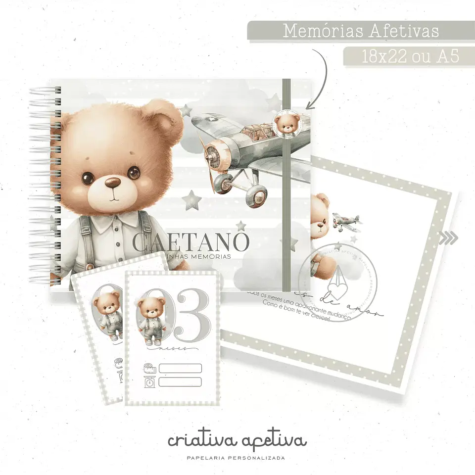 Arquivo Encadernação Baby Ursinho - Criativa Afetiva 2