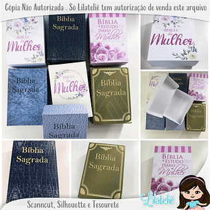 Arquivo de corte caixa biblia 6 doces