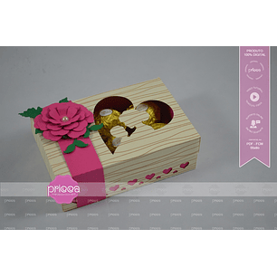 Arquivo de corte caixa 6 doces dia das mães