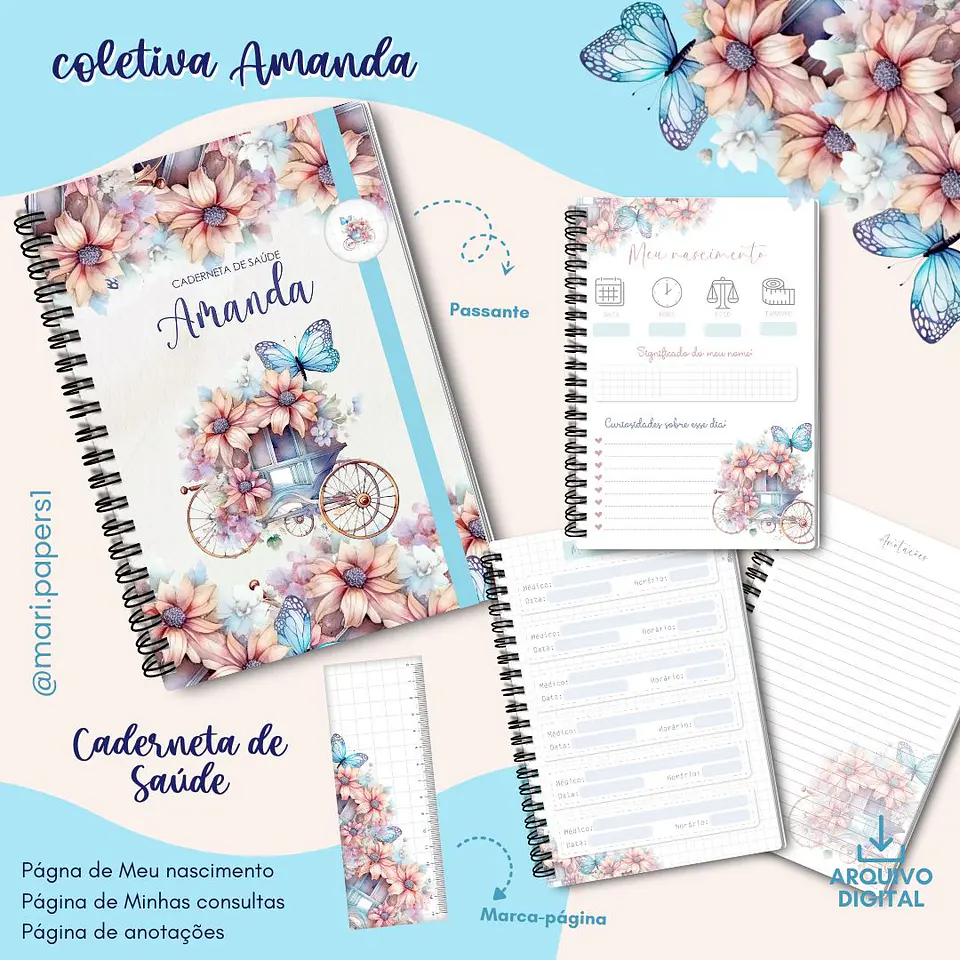 Arquivo Encadernação Coletiva Amanda Floral - Mari Papers 5