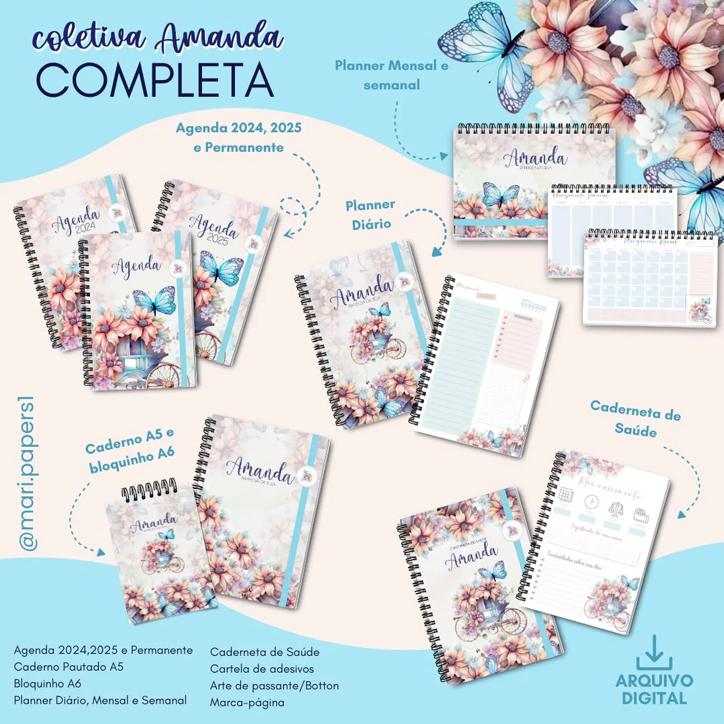 Arquivo Encadernação Coletiva Amanda Floral - Mari Papers 6