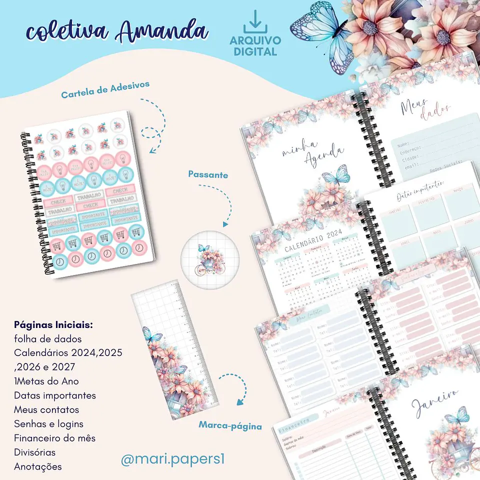 Arquivo Encadernação Coletiva Amanda Floral - Mari Papers 11