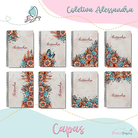 Arquivo Encadernação Coletiva Alessandra Floral - Mary Papers