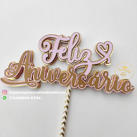 Arquivo de corte topo feliz aniversário