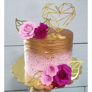 Arquivo de Corte Topo Coração e Flores