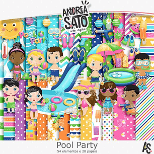 Kit digital pool party 