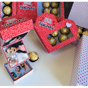 Arquivo de Corte Caixa Fotos Dia dos Namorados