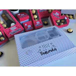 Arquivo de Corte Caixa Mini Fondue Dia dos Namorados