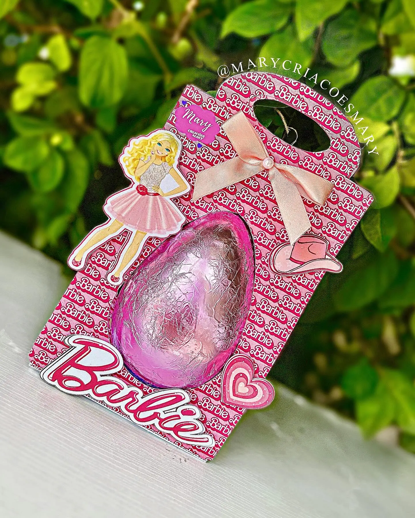 Arquivo de corte surporte ovo de páscoa barbie 250g 1