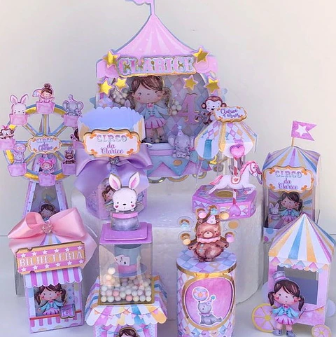 Arquivo de corte circo menina