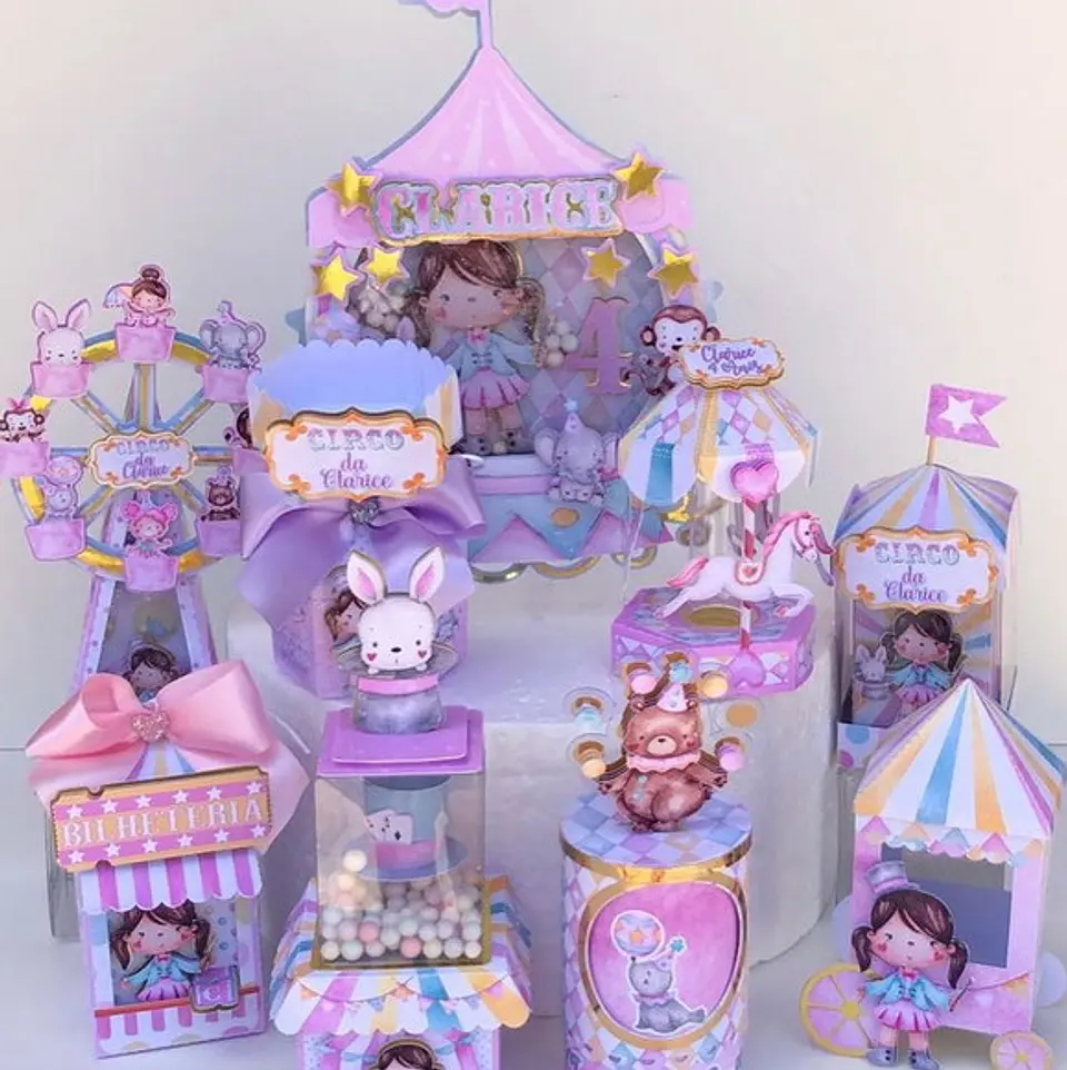 Arquivo de corte circo menina 1