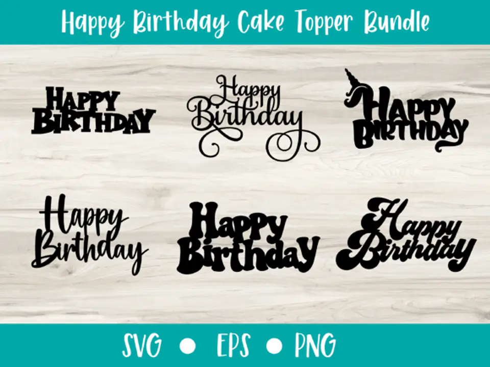 Arquivo de corte topo happy birthaday 1