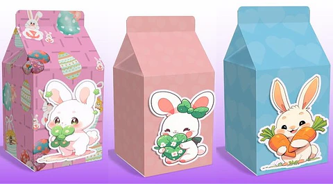 Arquivo de corte caixa milk páscoa