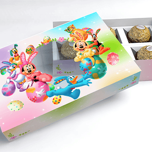 Arquivo de corte caixa 9 bombons páscoa