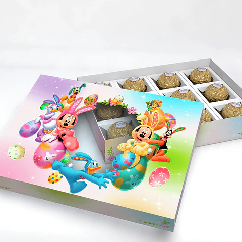 Arquivo de corte caixa 12 bombons páscoa