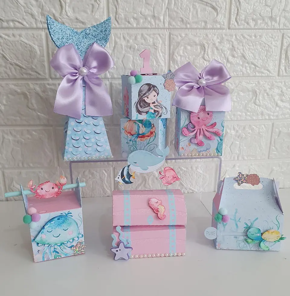 Arquivo de corte fundo do mar menina 1