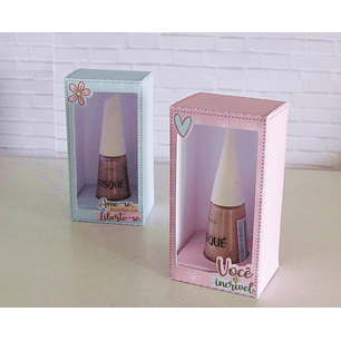 Arquivo de corte caixa esmalte dia da mulher