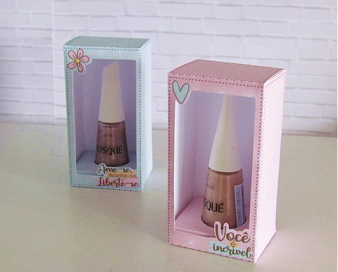 Arquivo de corte caixa esmalte dia da mulher
