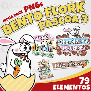 Kit Digital Páscoa Bento Flork