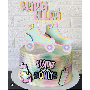 Arquivo de corte topo de bolo vsco girl