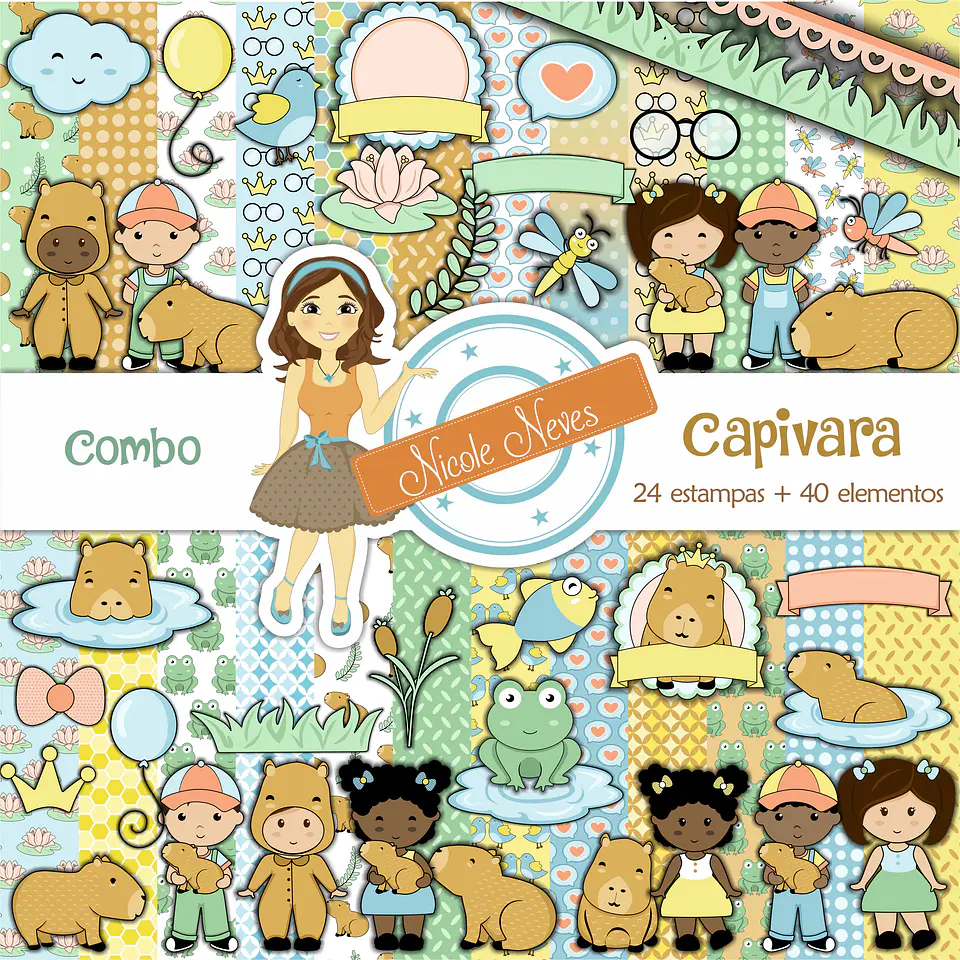 Kit digital capivara 1