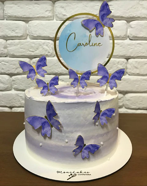 Arquivo de corte topo de bolo borboleta