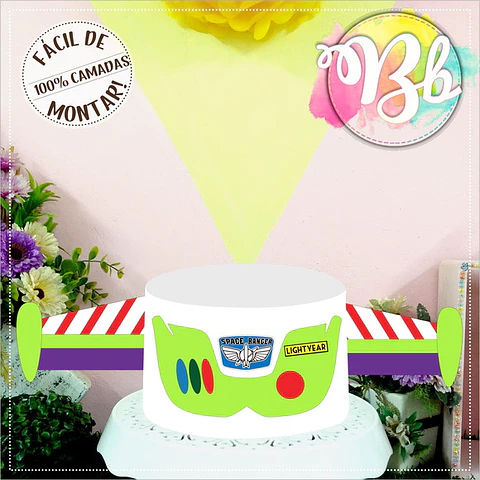 Arquivo de corte topo de bolo buzz - toy story