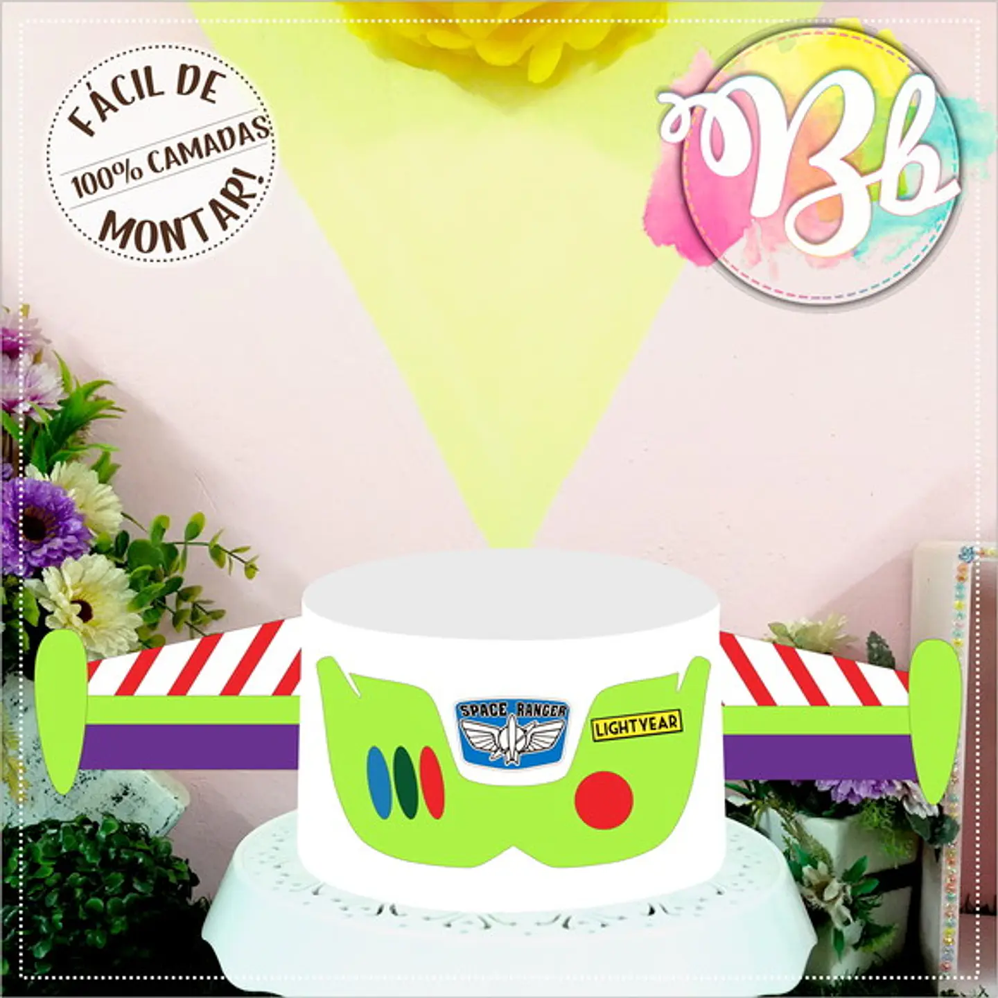 Arquivo de corte topo de bolo buzz - toy story 1