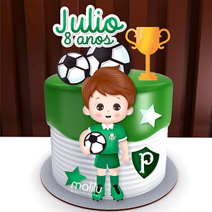 Arquivo de corte topo de bolo palmeiras