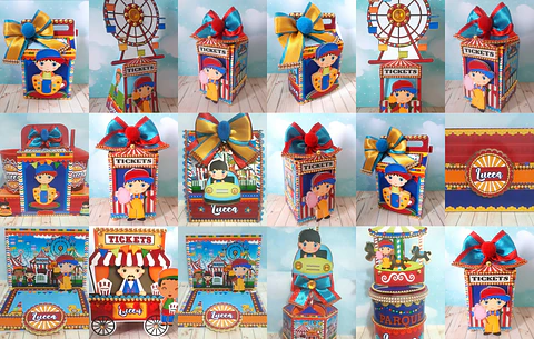 Arquivo de corte parque de diversões