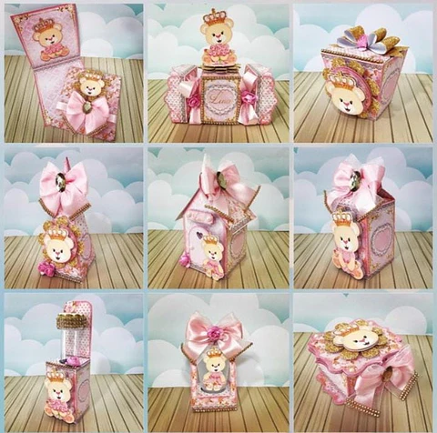 Arquivo de corte ursinha princesa