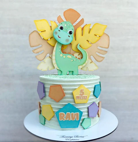 Arquivo de corte topo de bolo dinossauro