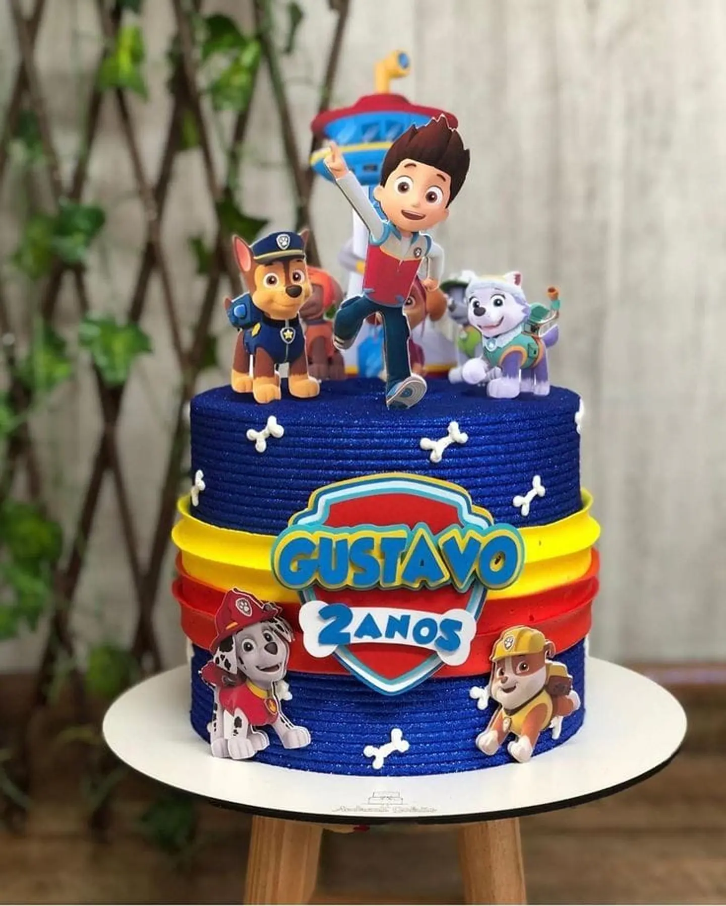 Arquivo de corte topo de bolo patrulha canina 1