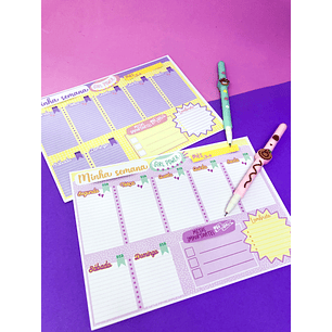 Arquivo Planner semanal A5 Ilustra Cin GRÁTIS