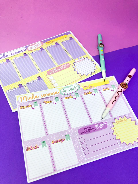 Arquivo Planner semanal A5 Ilustra Cin GRÁTIS