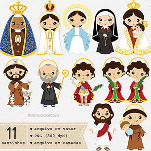 Kit Digital Santinhos - Ni Studio