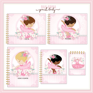 Arquivo Encadernação Caderneta de Vacina Bailarina