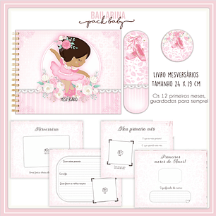 Arquivo Encadernação Caderneta de Vacina Bailarina