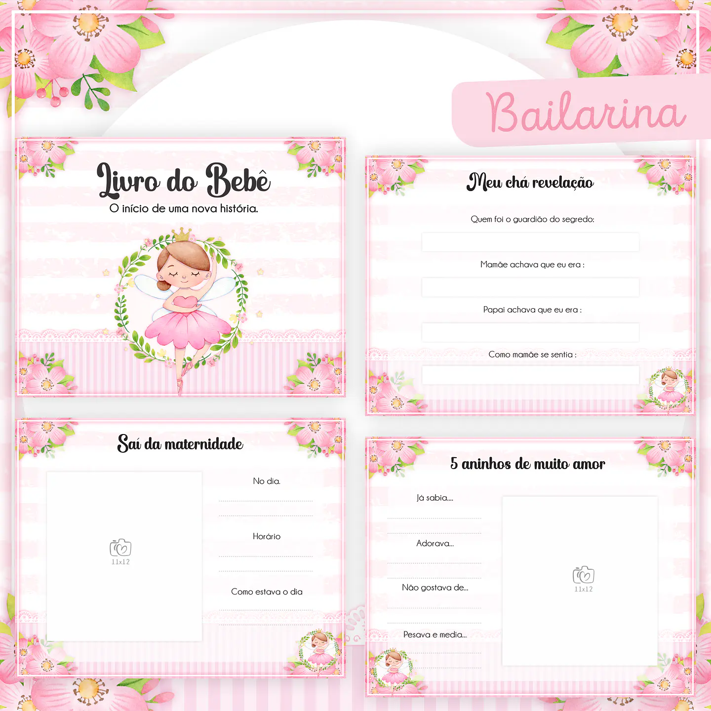 Arquivo Encadernação Baby Bailarina 8
