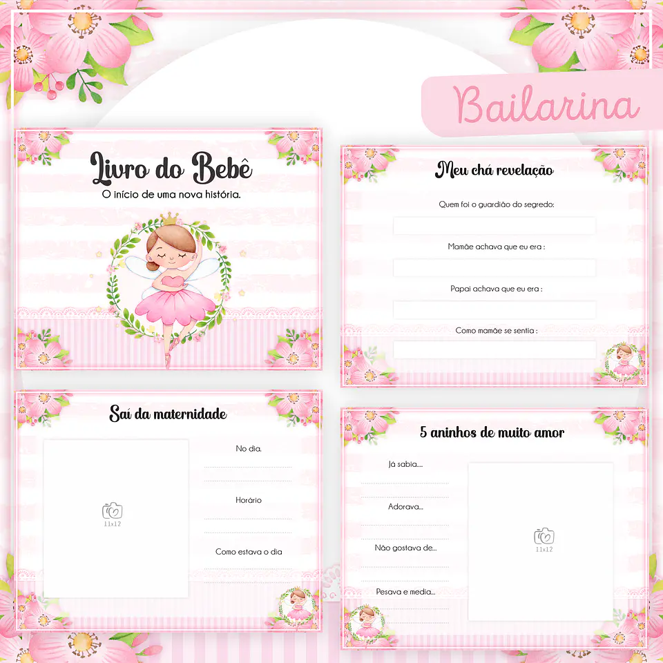 Arquivo Encadernação Baby Bailarina 8