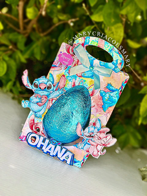 Arquivo Digital – Caixa Ovo De Páscoa | Stitch – Mary Criações