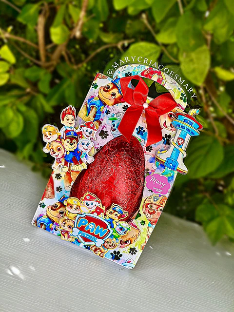 Arquivo Digital – Caixa Ovo De Páscoa | Patrulha Canina – Mary Criações