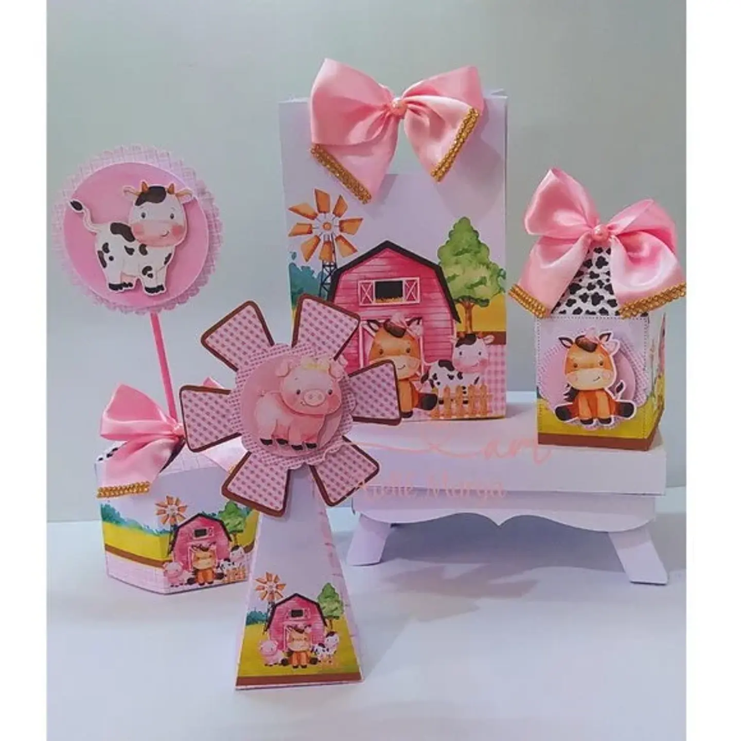 Arquivo de corte fazendinha rosa 1