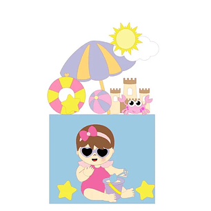 Arquivo de corte pool party menina