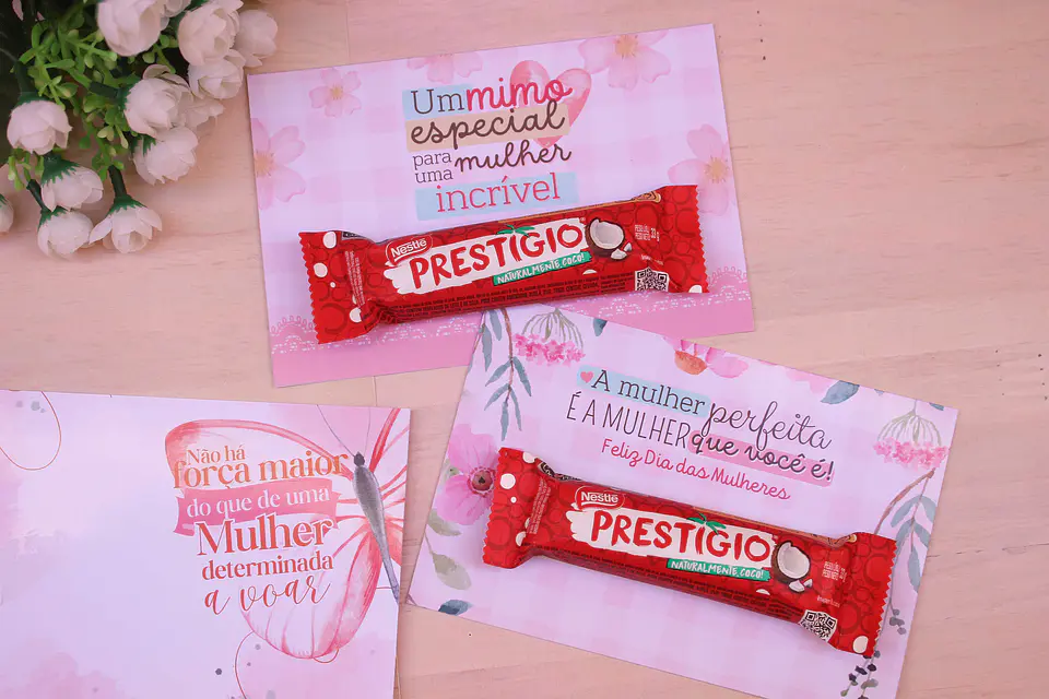 Arquivo de corte card chocolate dia da mulher 1