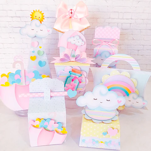 Arquivo de corte chuva de amor - chuvinha de papel